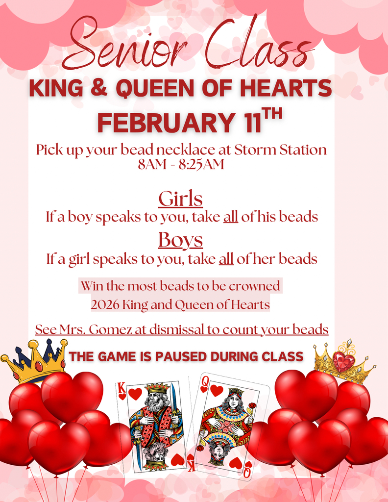 Senior Class King and Queen of Hearts