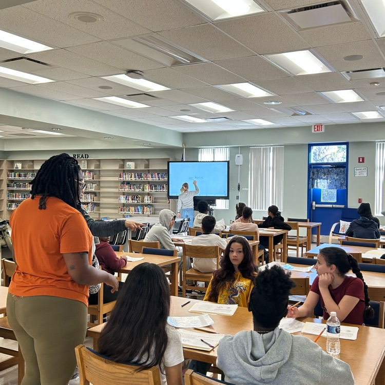 Subject area leaders working with our Stingray Academy students!