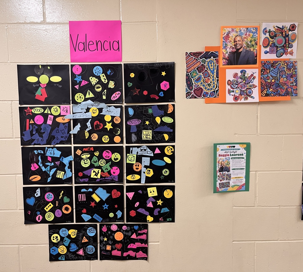 Student art and the artist that inspired it