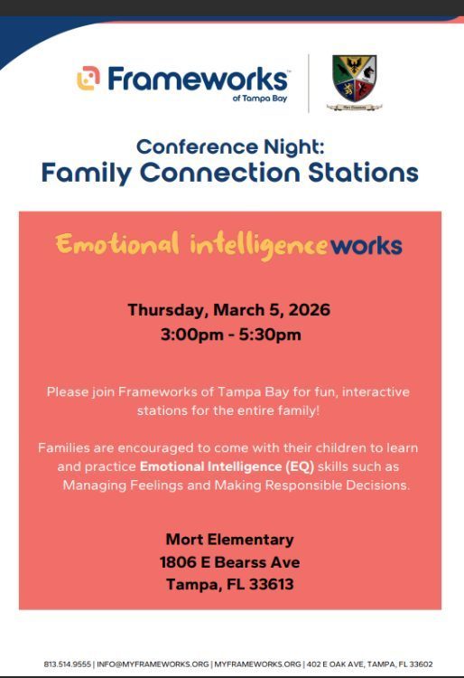 Frameworks - Family Connection Stations Flyer - March 5th