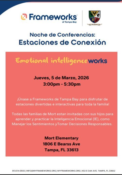 Frameworks - Family Connection Stations -Spanish Flyer - March 5th 