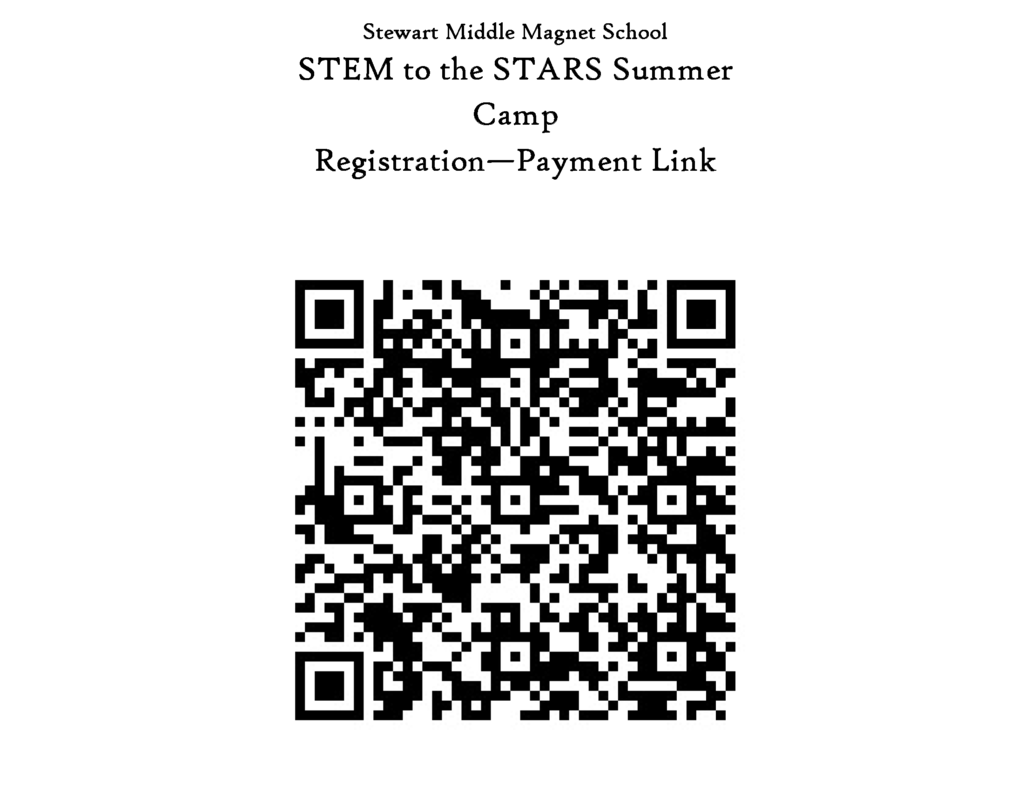 STEM to the STARS Payment QR Code
