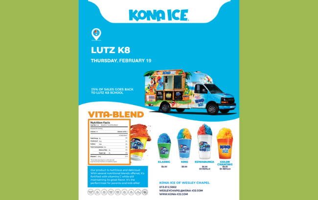 Kona Ice Flyer