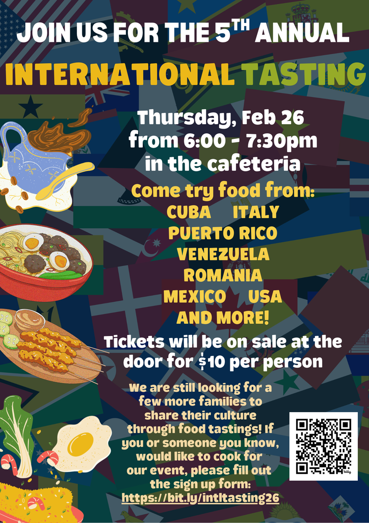 International Tasting Flyer