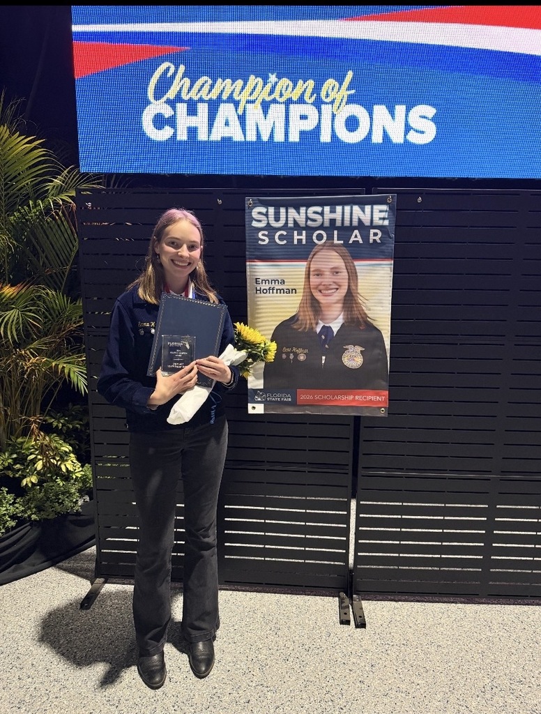 Florida State Fair Sunshine Scholar 25-26