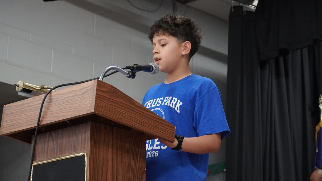 Citrus Park Elementary 4-H Speech Contest
