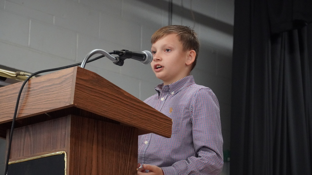 Citrus Park Elementary 4-H Speech Contest
