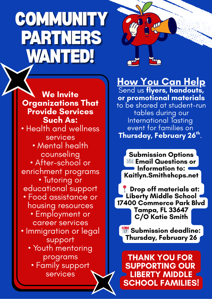 Community Partners Wanted