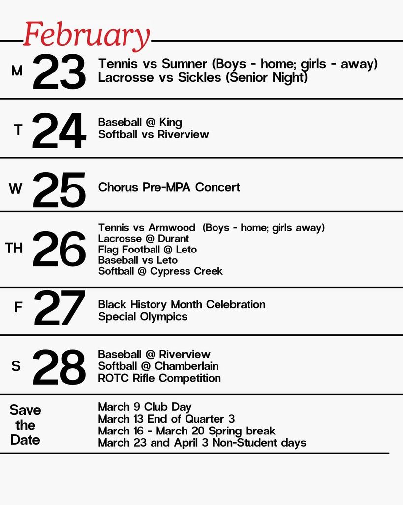 what's happening this week