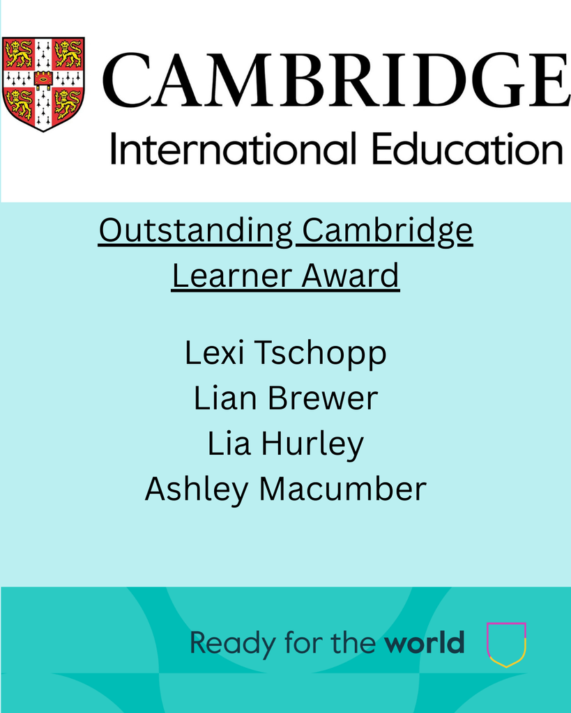 Outstanding Cambridge Learner Award