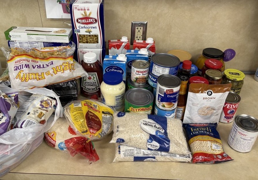 Food donation from The Moose Lodge