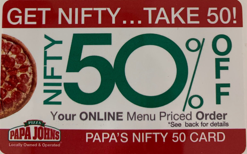 Papa John's Nifty Fifty PTA Fundraiser