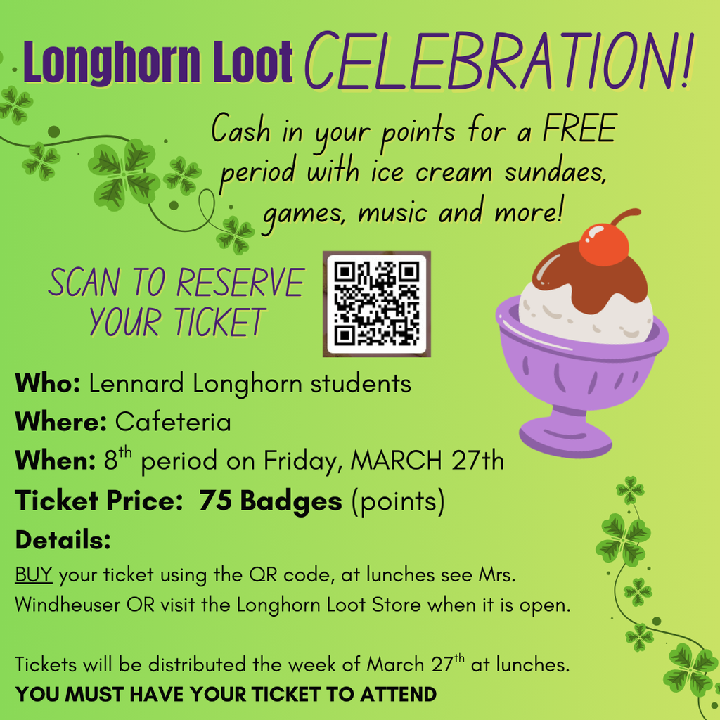 Longhorn Loot Celebration on Friday, March 27