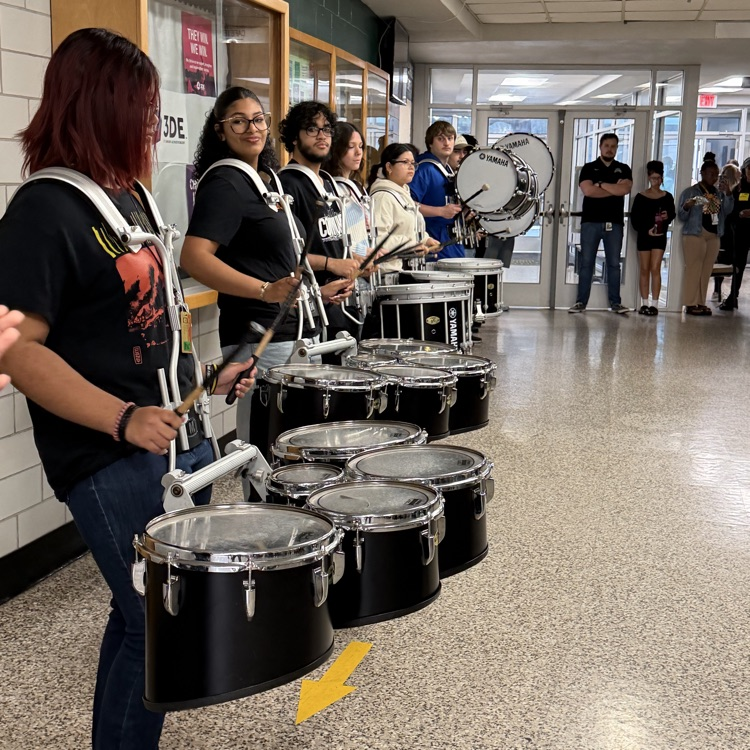Thanks to the Mighty Storm Drum Line for the hype!