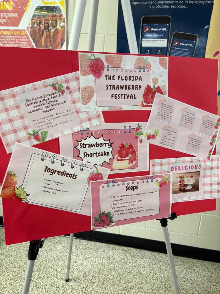 strawberry festival poster