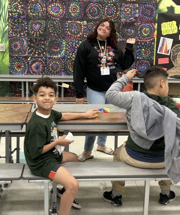 Kid smiling during the Kid with Character Event