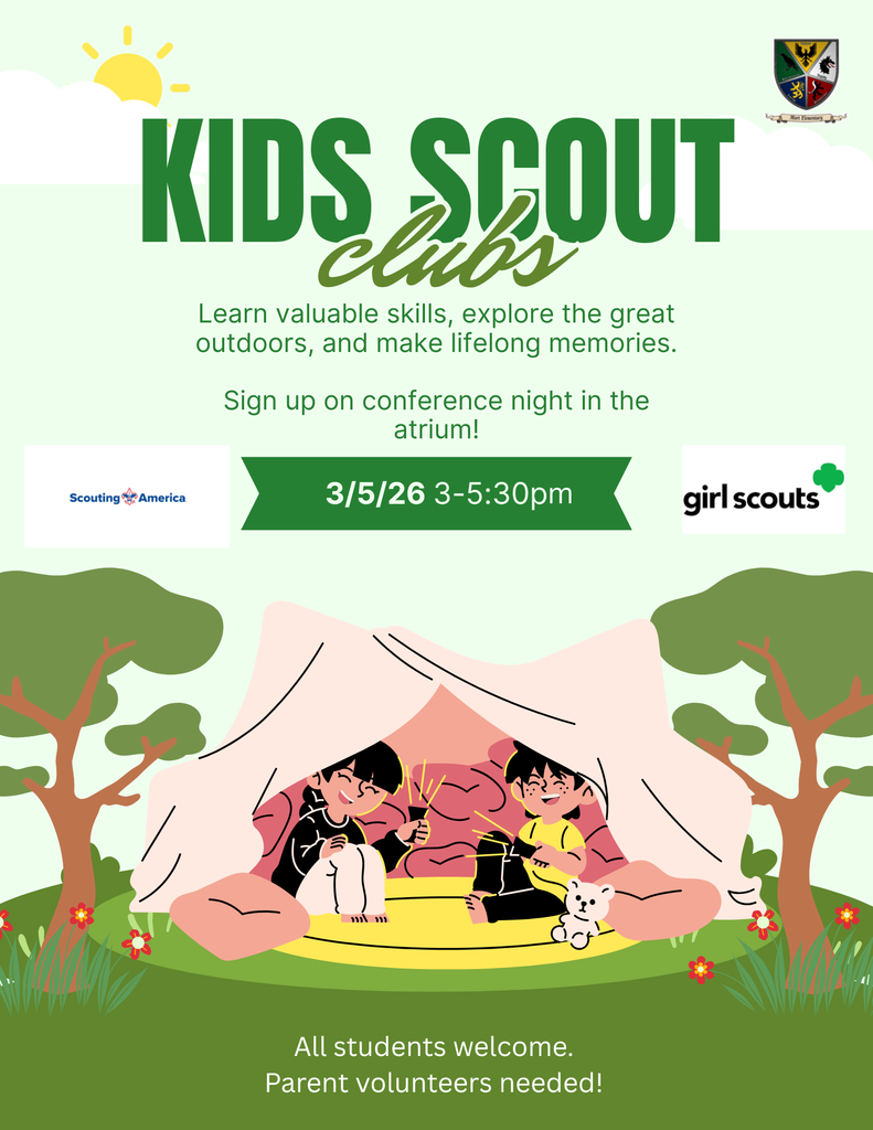 Kids Scout Clubs - March 5th, 3pm-5:30pm- English Flyer