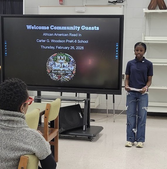 Woodson K-8 African American Read In