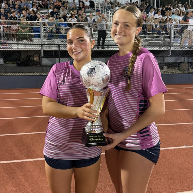 Mia and Ella at All Star Soccer