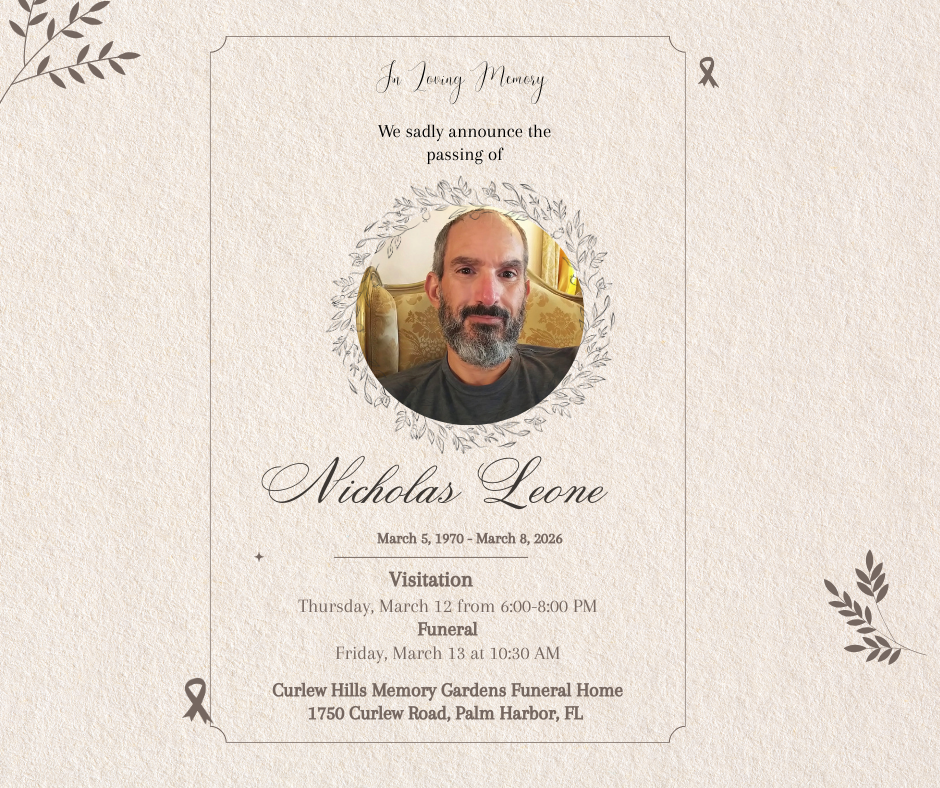 Nicholas Leone Announcement