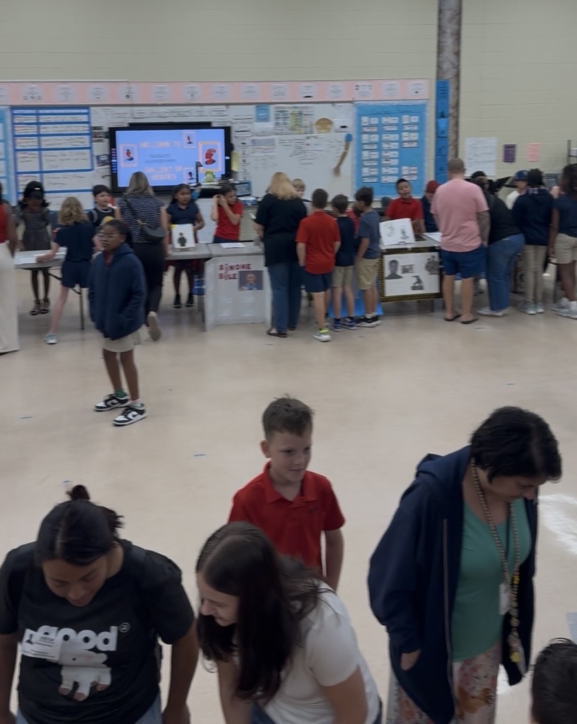 Students and parents at the Black History Museum