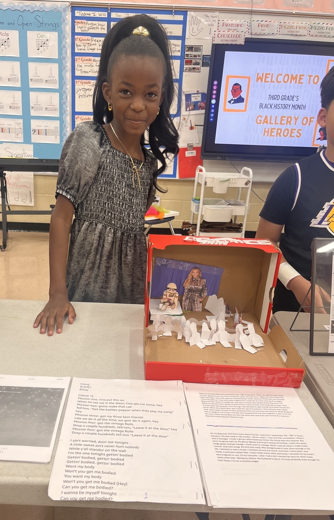 Student presentation at the Black History Museum