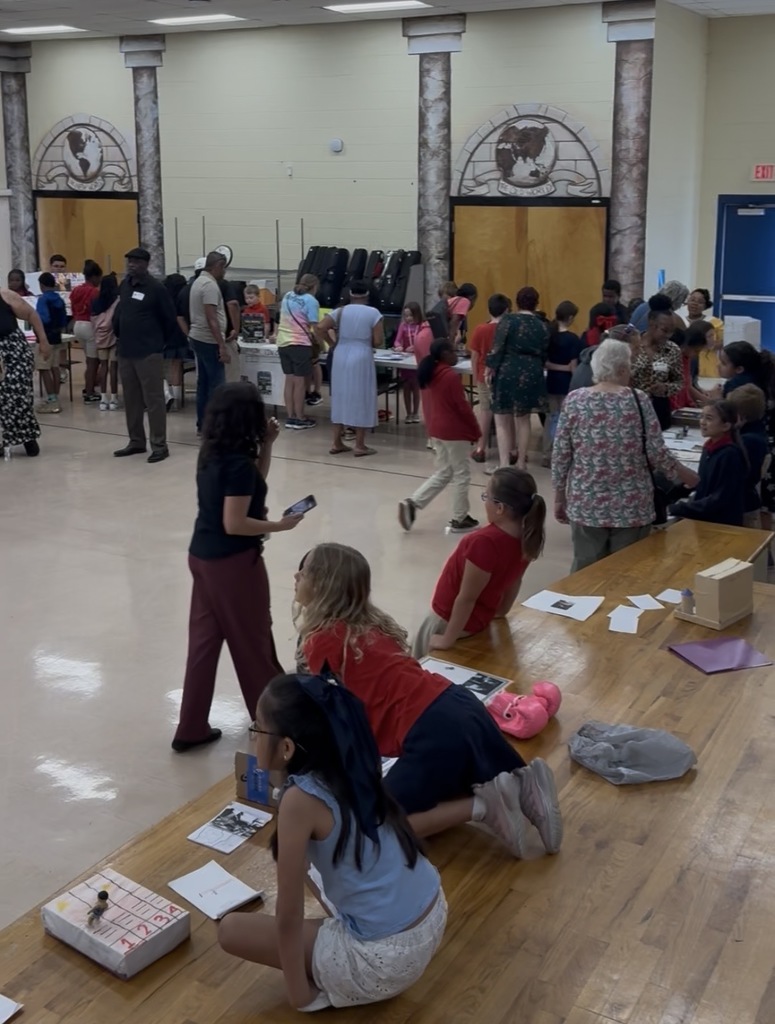 Students and Parents at the Black History Museum