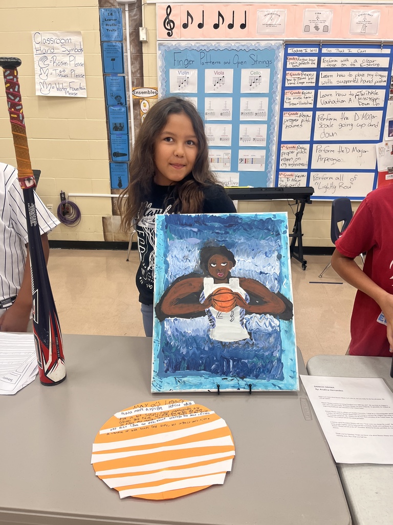 Student presentation at the Black History Museum