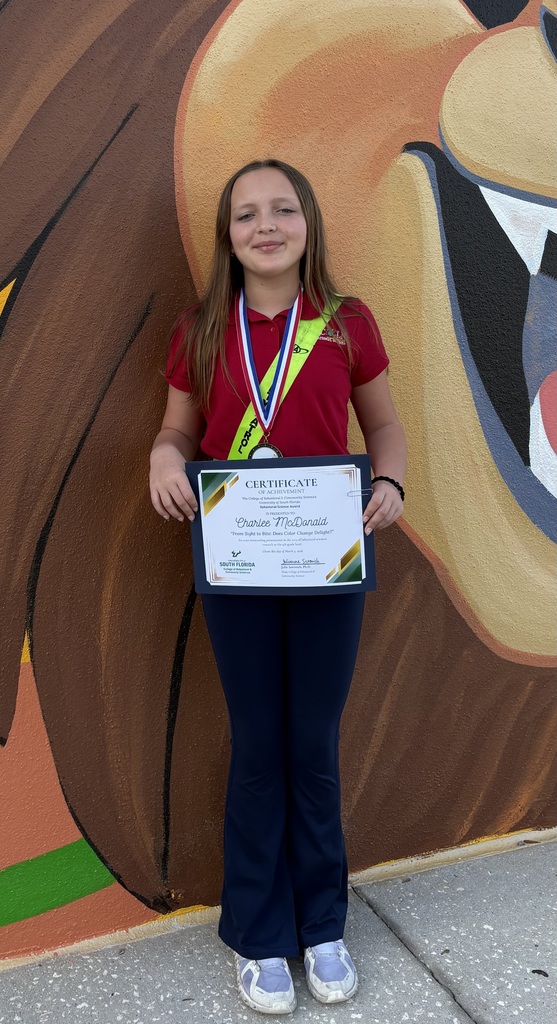 Student with Science award