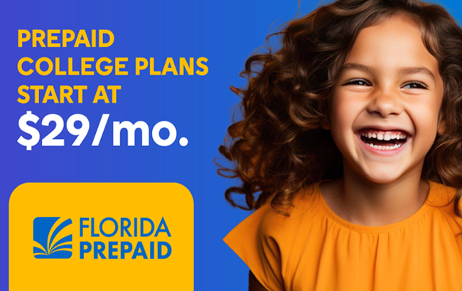 FL prepaid college plans start at @29 a month