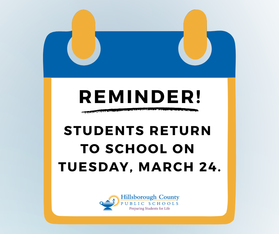 Students Return March 24