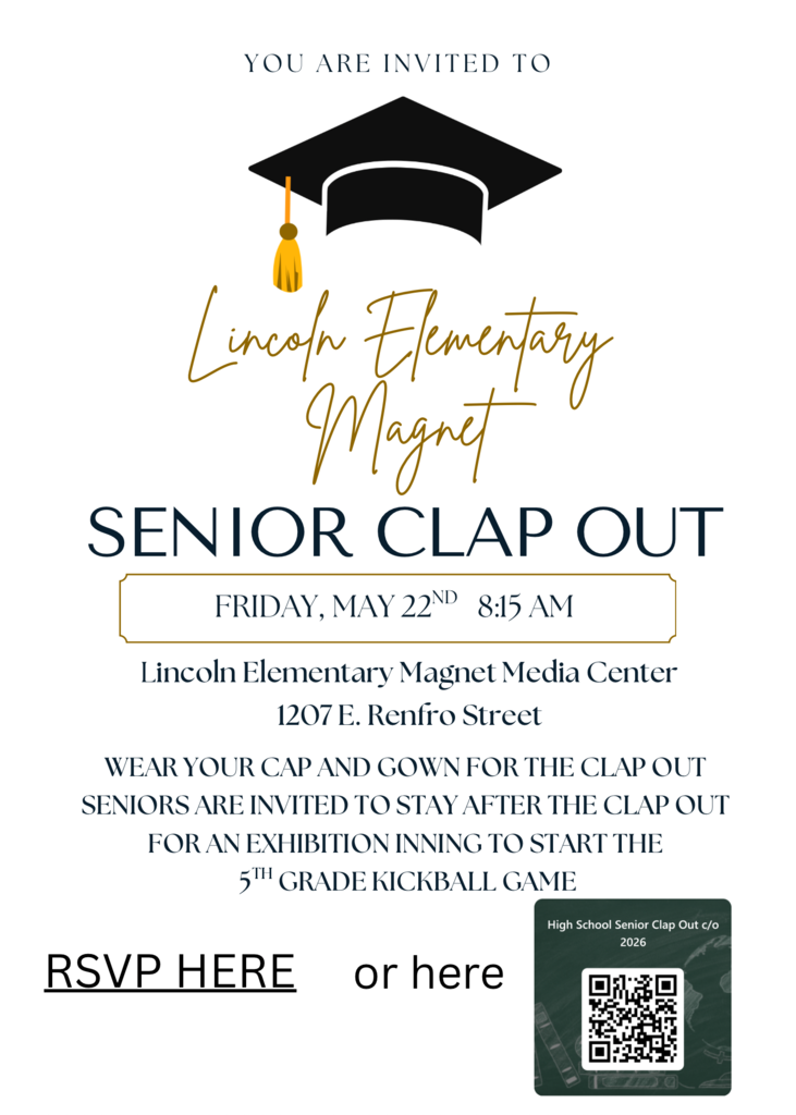 Senior clap out invite