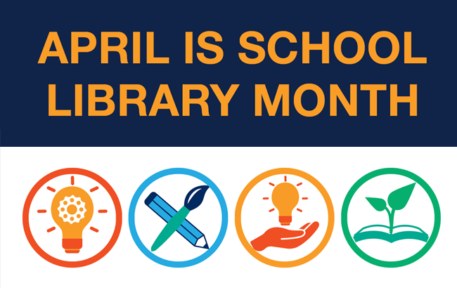 April is school library month