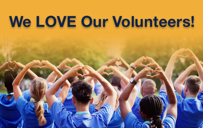 we love our volunteers