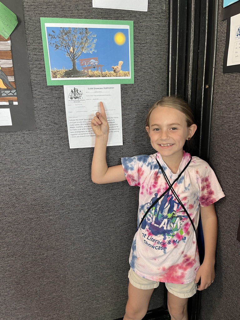 Student with SLAM 2D art