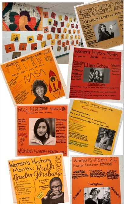 Women's History Month Display