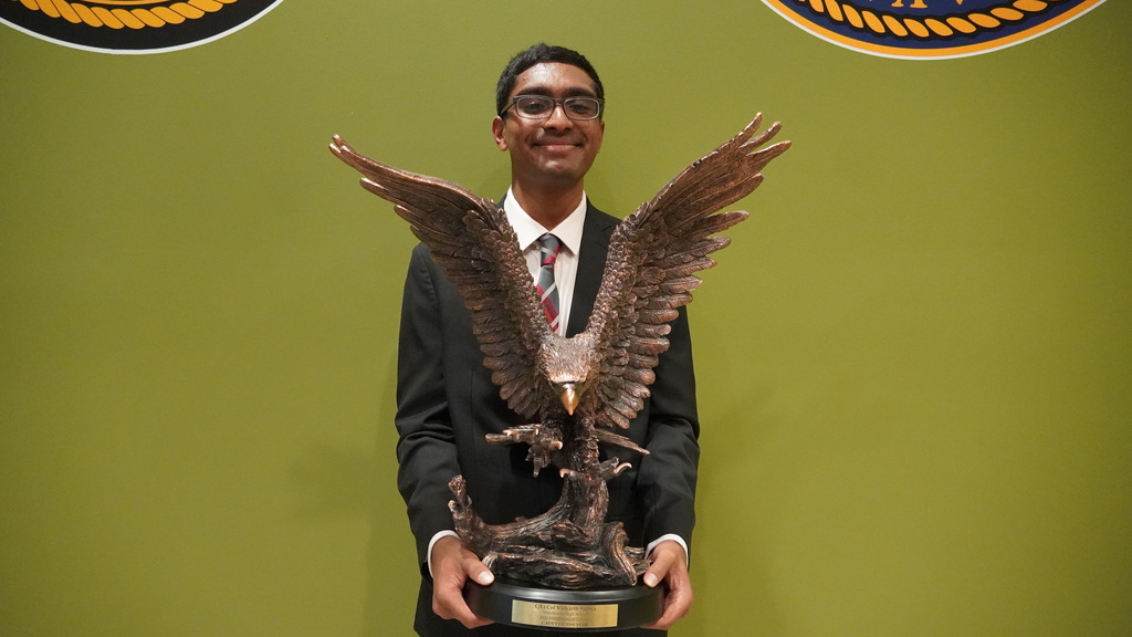 2026 Cadet of the Year — Vidyarth Sathya from Middleton High School 