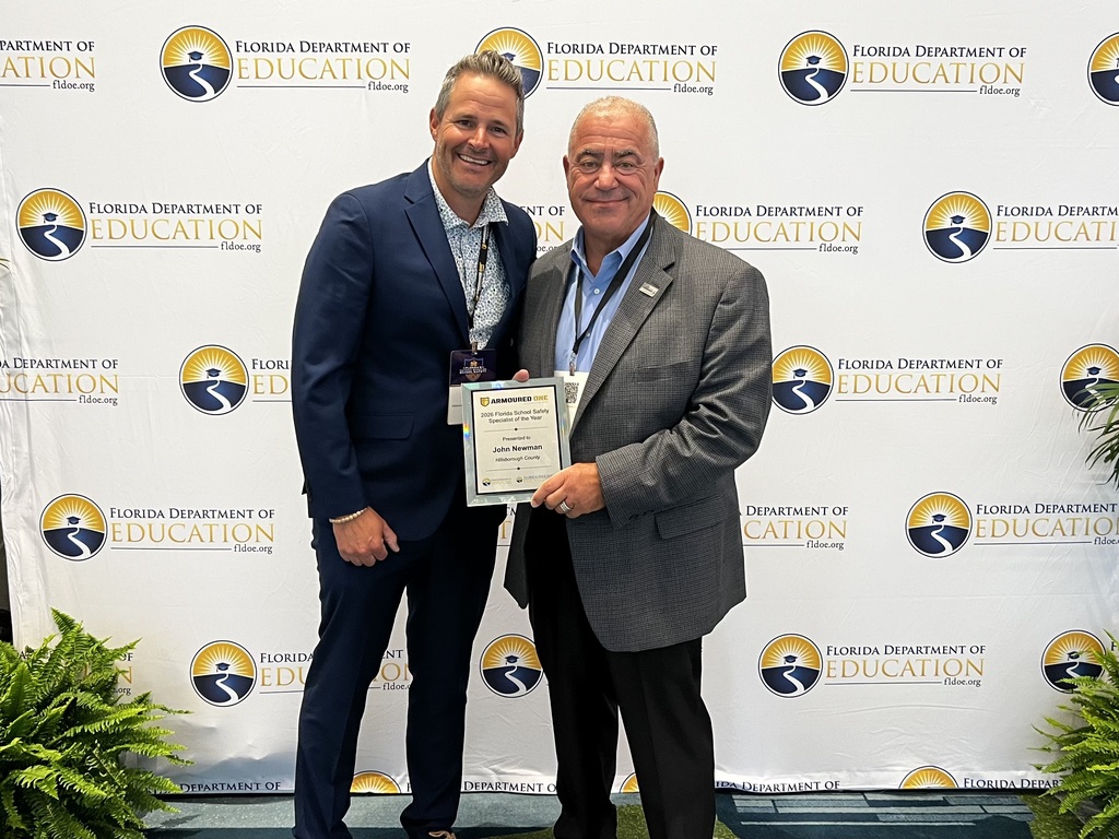 Chief John Newman and Superintendent Van Ayres