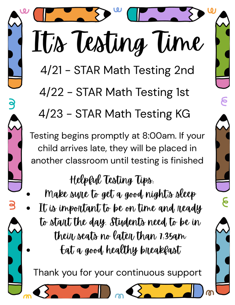STAR Math Testing
