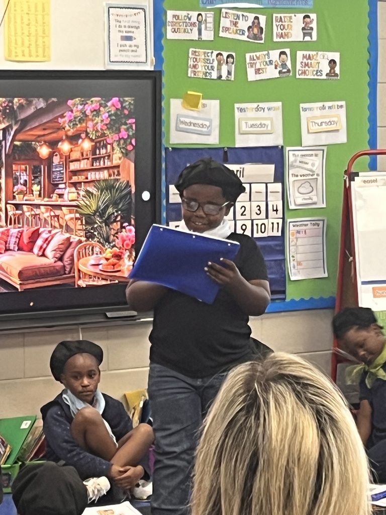 Student reading poetry