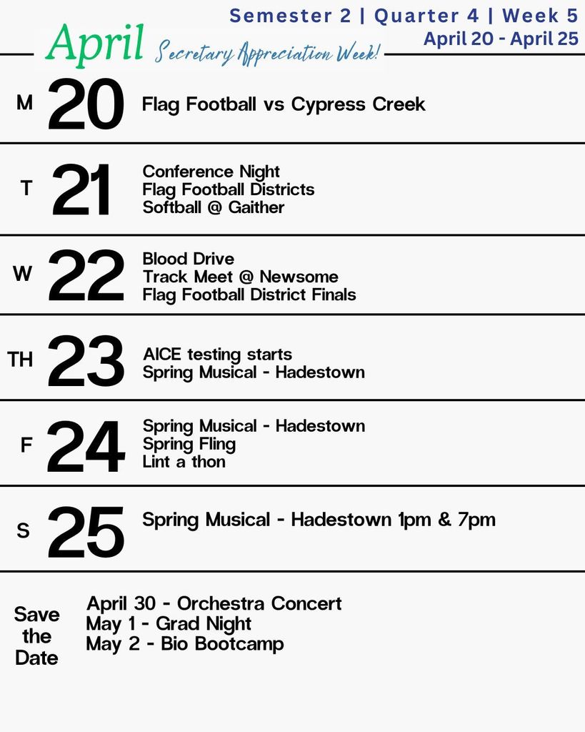 schedule