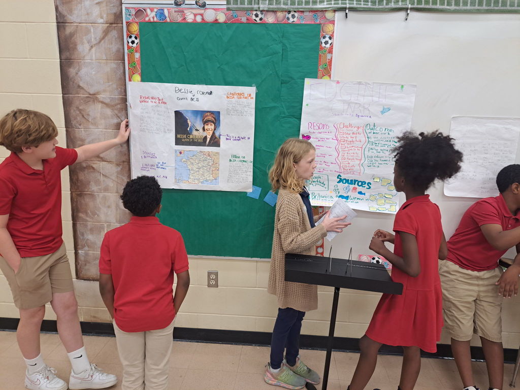 Students sharing projects