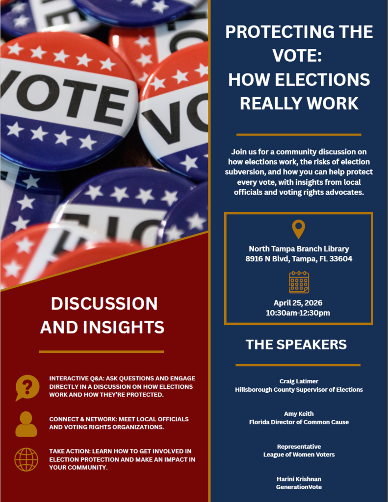 How Elections Really Work - Saturday, April 25 from 10:30 am - 12:30 pm