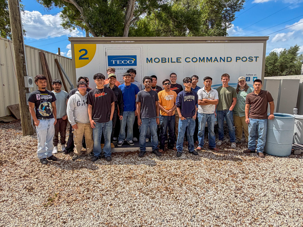 Plant City High School field trip to TECO and JTAC