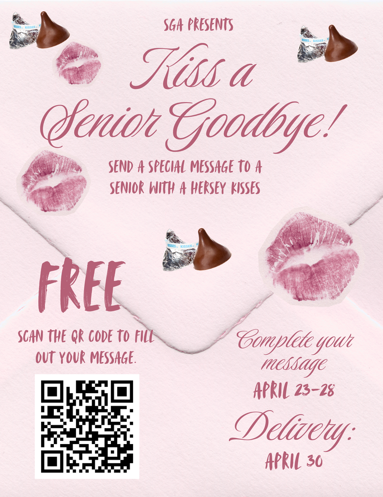Kiss a senior goodbye