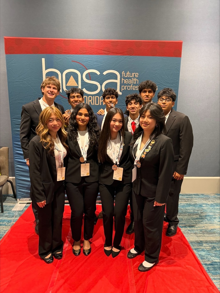 HOSA - State Chapter of the Year  Winners