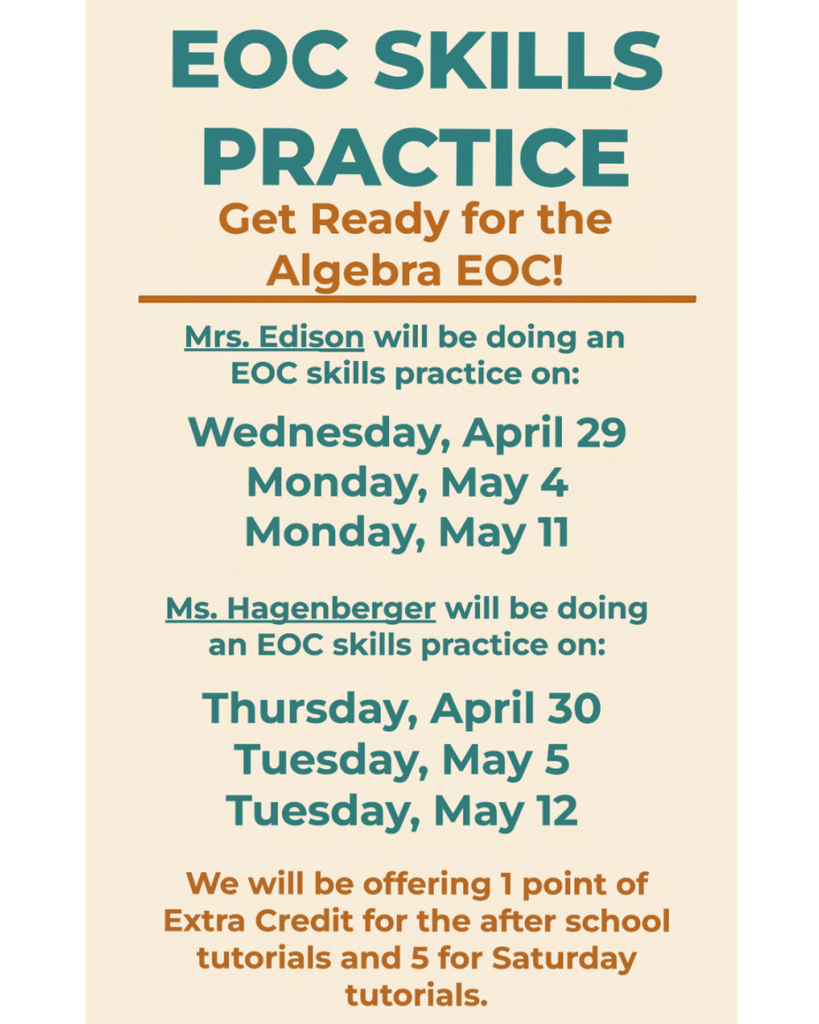 EOC Math Tutoring