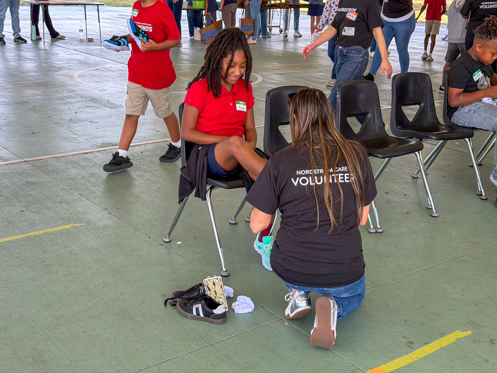 Operation Warm at West Tampa Elementary