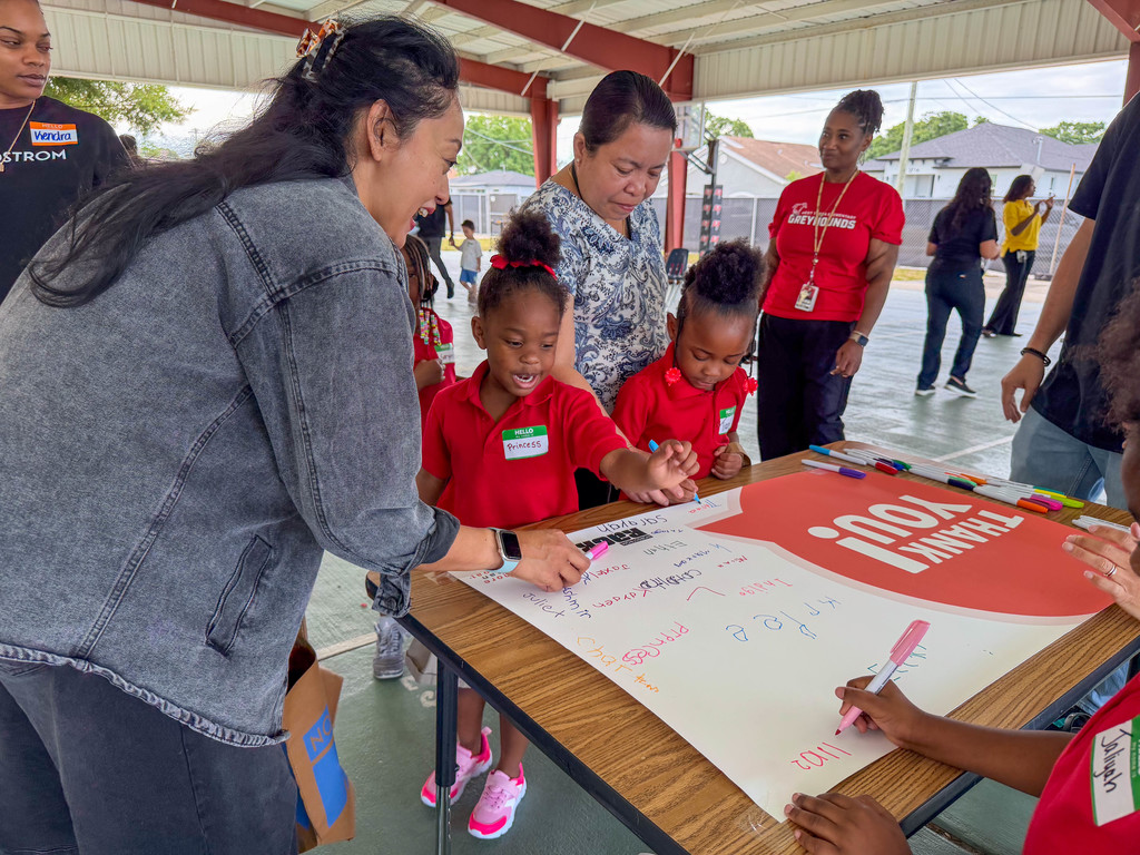 Operation Warm at West Tampa Elementary
