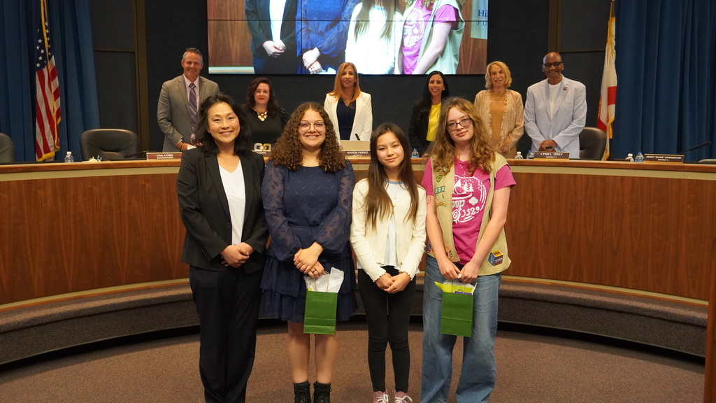 School Board Recognition Meeting award recipients
